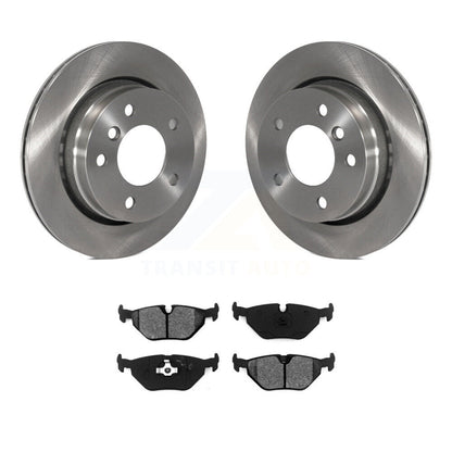 Disc Brake Rotors And Semi-Metallic Pads Rear Kit For BMW 328i