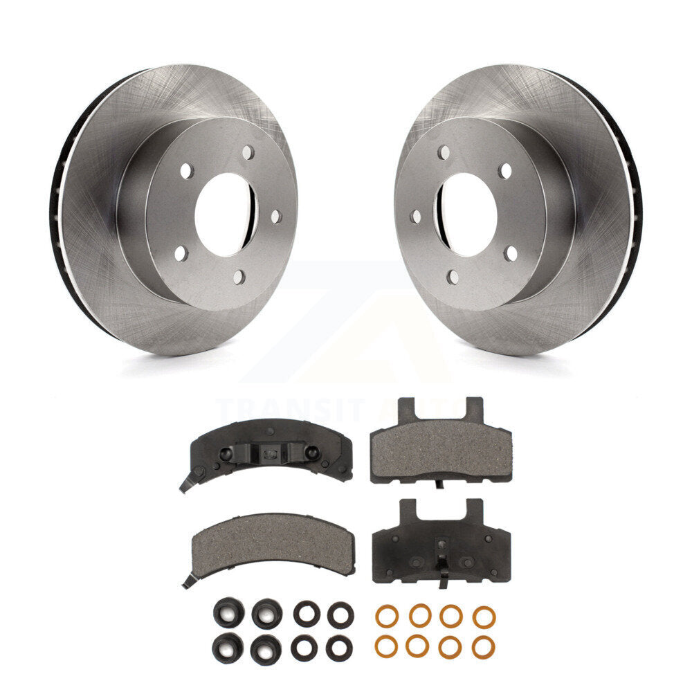 Brake Rotor & Ceramic Pad Front Kit For 1990-2002 Chevrolet Astro GMC Safari AWD