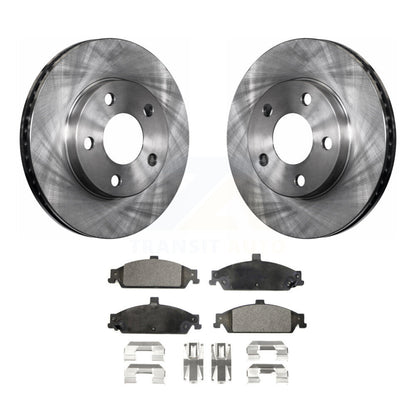 Brake Rotors & Ceramic Pad Front Kit For Pontiac Grand Am Chevrolet Malibu Alero