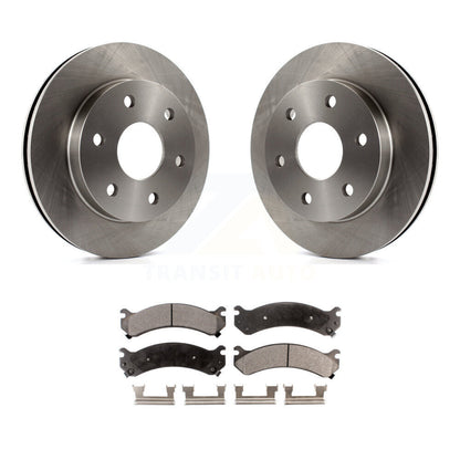 Brake Rotor And Ceramic Pad Front Kit For 2006 Chevrolet Express 2500 GMC Savana