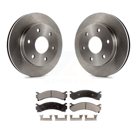 Brake Rotor And Ceramic Pad Front Kit For 2006 Chevrolet Express 2500 GMC Savana