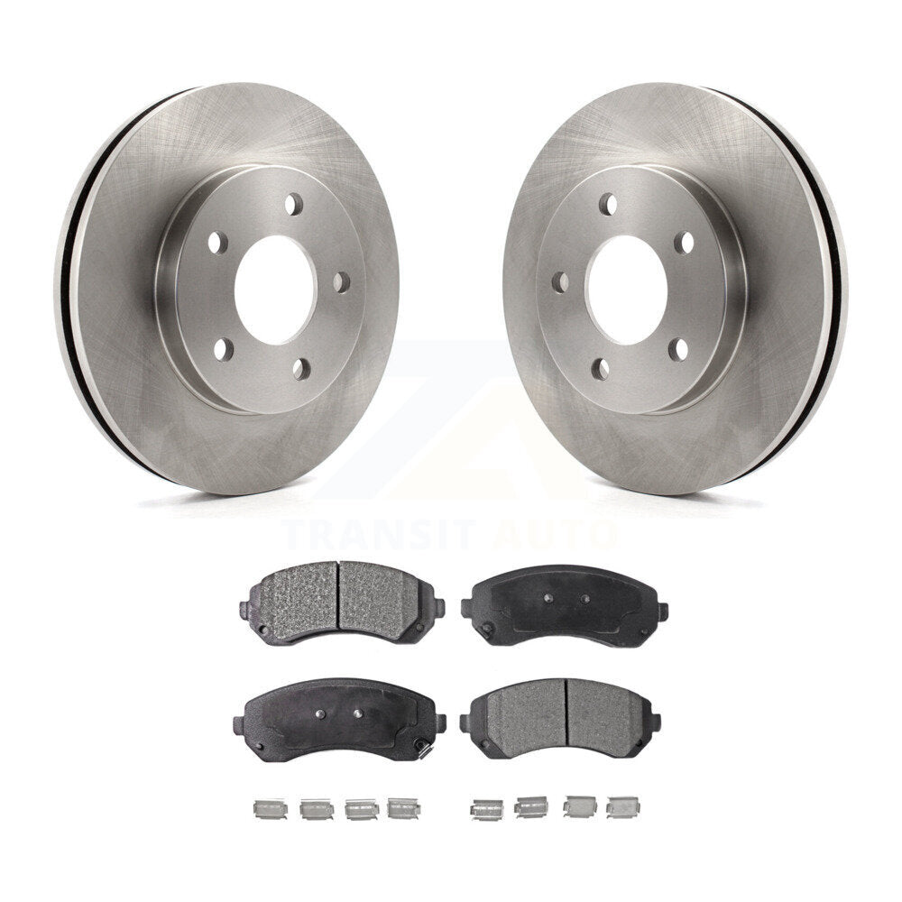 Disc Brake Rotors And Ceramic Pads Front Kit For Buick Rendezvous Pontiac Aztek