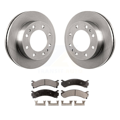 Brake Rotor & Ceramic Pad Front Kit For GMC Chevrolet Savana 3500 Express Sierra
