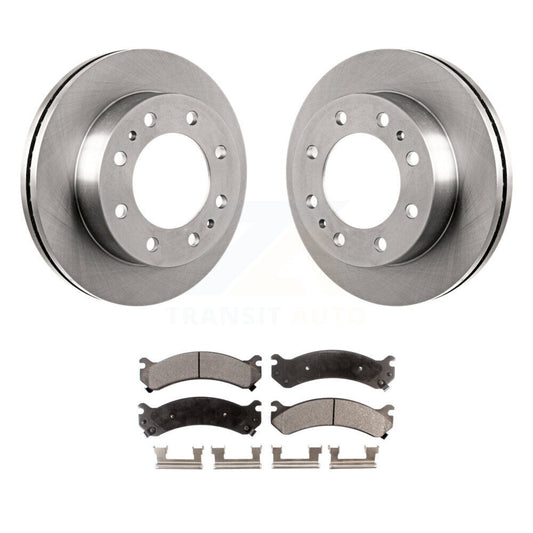 Brake Rotor & Ceramic Pad Front Kit For GMC Chevrolet Savana 3500 Express Sierra