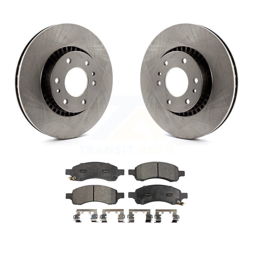 Brake Rotor And Ceramic Pad Front Kit For Chevrolet Trailblazer GMC Envoy XL EXT
