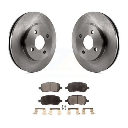 Brake Rotor And Ceramic Pad Front Kit For Chevrolet Cobalt Pontiac G5 Saturn Ion