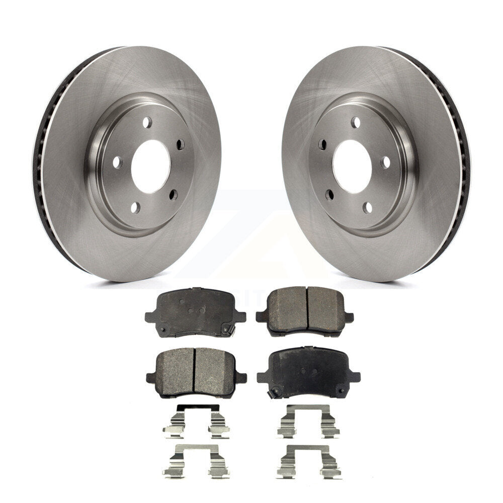 Brake Rotor Ceramic Pad Front Kit For Chevrolet Pontiac Cobalt G5 Saturn Ion HHR