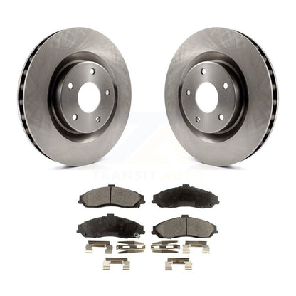Disc Brake Rotors And Ceramic Pads Front Kit For Chevrolet Corvette Cadillac XLR