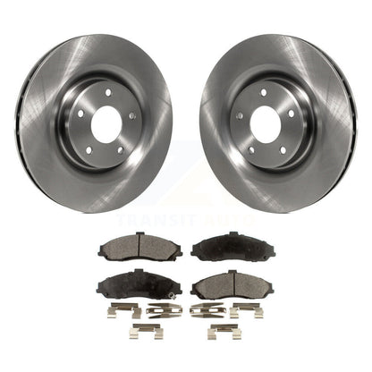 Disc Brake Rotors And Ceramic Pads Front Kit For Chevrolet Corvette Cadillac XLR
