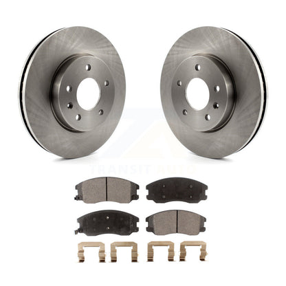 Brake Rotor & Ceramic Pad Front Kit For Chevrolet Equinox Pontiac Torrent Saturn