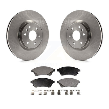 Disc Brake Rotors And Ceramic Pads Front Kit For Cadillac SRX Saab 9-4X