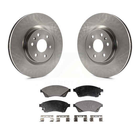Disc Brake Rotors And Ceramic Pads Front Kit For Cadillac SRX Saab 9-4X