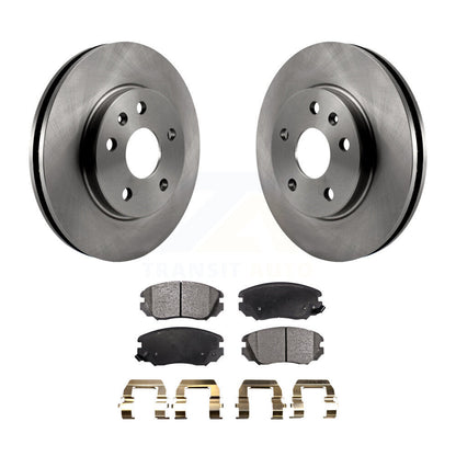 Disc Brake Rotor Ceramic Pad Front Kit For Chevrolet Malibu Buick Regal LaCrosse