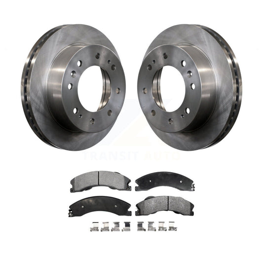 Brake Rotor And Ceramic Pad Front Kit For GMC Chevrolet Sierra 2500 HD Silverado