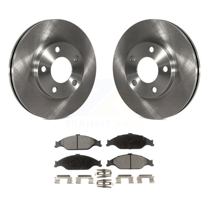 Disc Brake Rotors And Ceramic Pads Front Kit For Ford Mustang