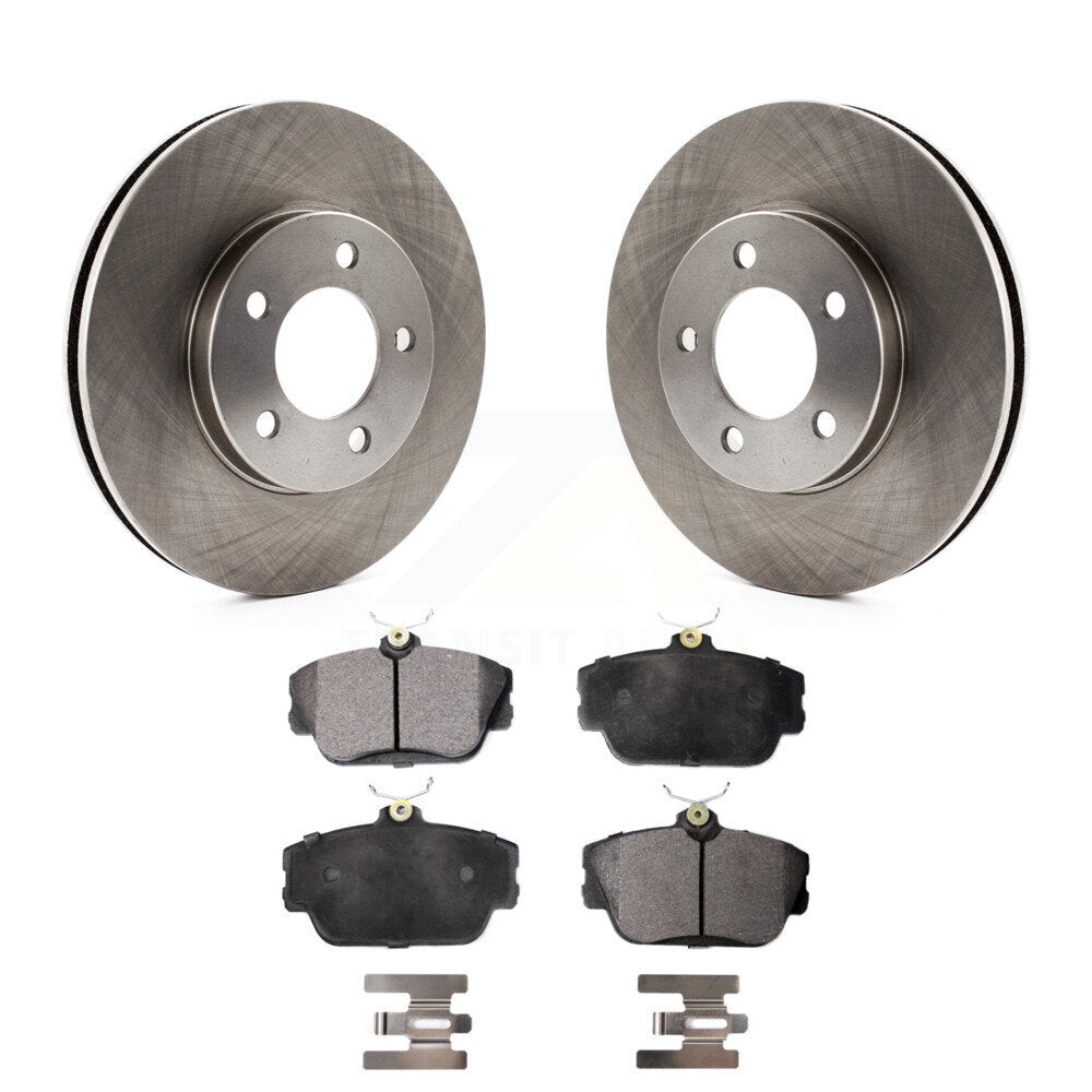 Disc Brake Rotors And Ceramic Pads Front Kit For 1994-1995 Ford Taurus SHO