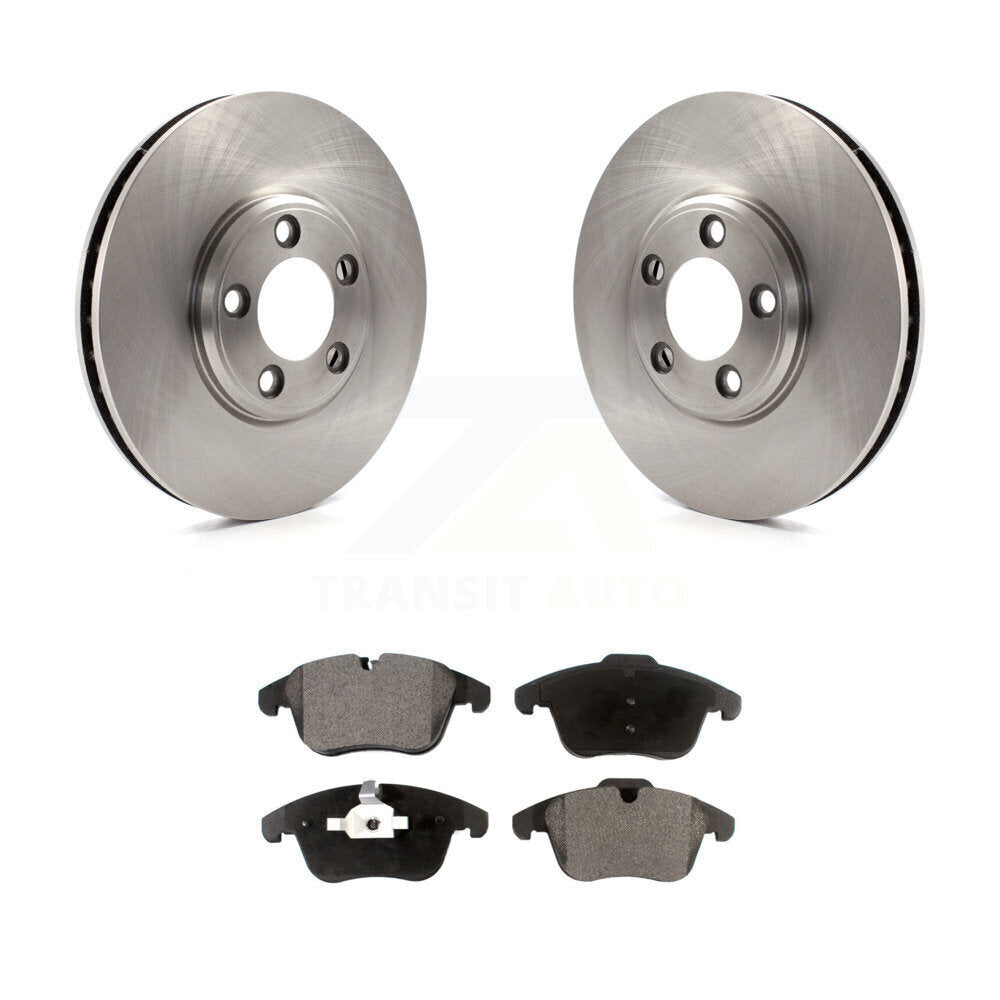 Brake Rotors Ceramic Pad Front Kit For 05 Jaguar S-Type From Chassis VIN #N52048