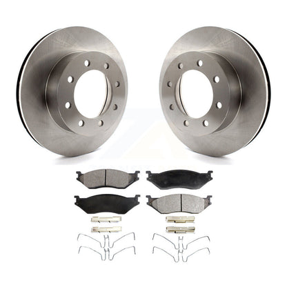 Disc Brake Rotor And Ceramic Pad Front Kit For Ford E-550 Super Duty F-450 F-550