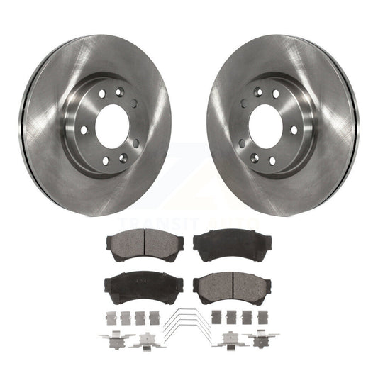 Brake Rotor And Ceramic Pad Front Kit For Ford Fusion Mazda 6 Lincoln MKZ Zephyr