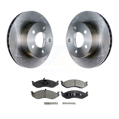 Brake Rotor & Ceramic Pad Front Kit For Jeep Wrangler Cherokee Grand Comanche TJ