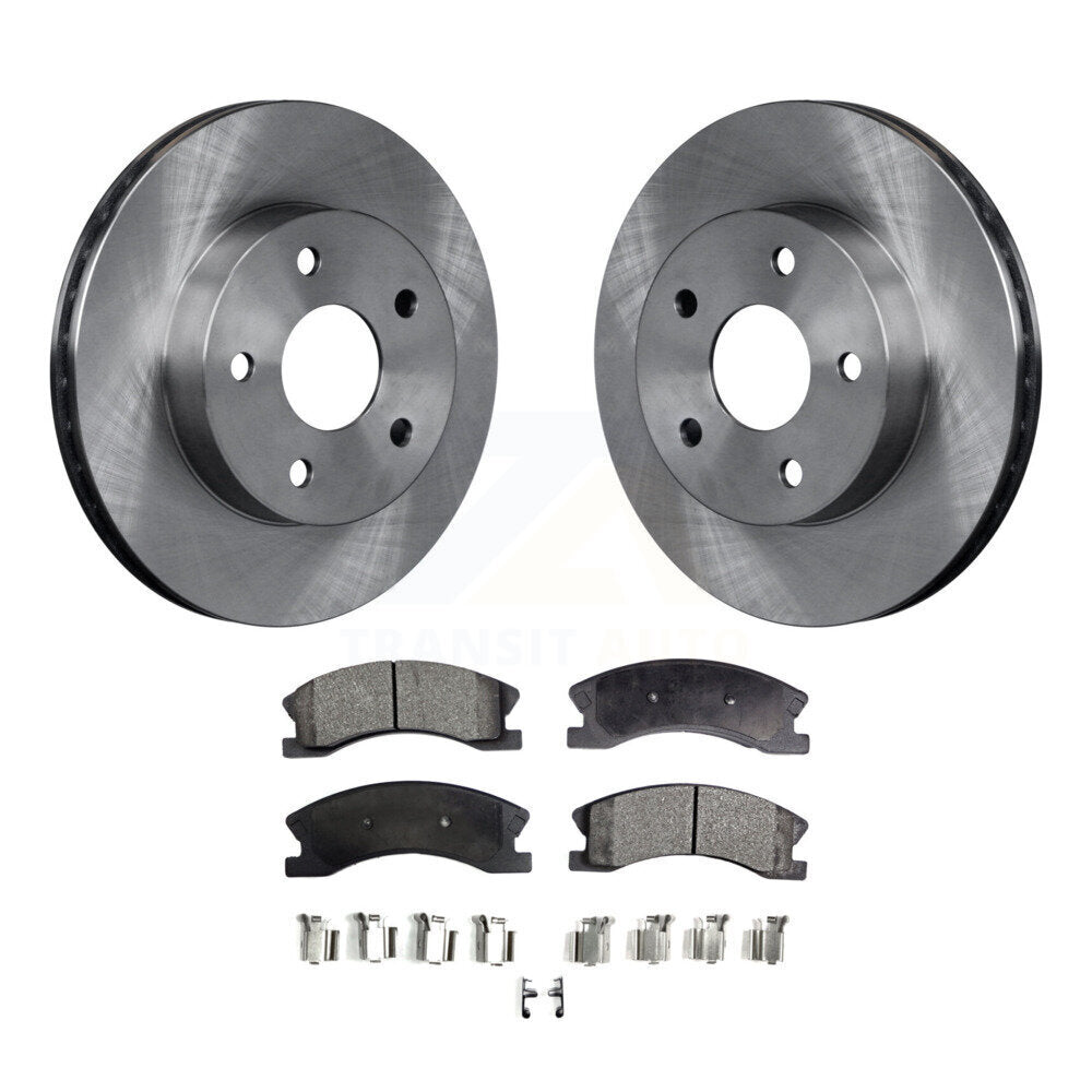 Disc Brake Rotors And Ceramic Pads Front Kit For Jeep Grand Cherokee