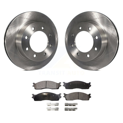 Disc Brake Rotors And Ceramic Pads Front Kit For Dodge Ram 1500 3500 2500