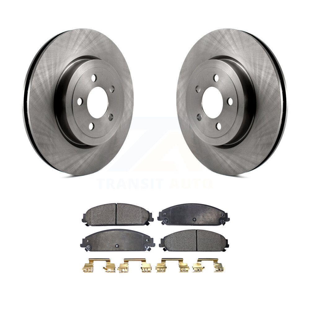 Disc Brake Rotor Ceramic Pad Front Kit For Dodge Chrysler 300 Charger Challenger