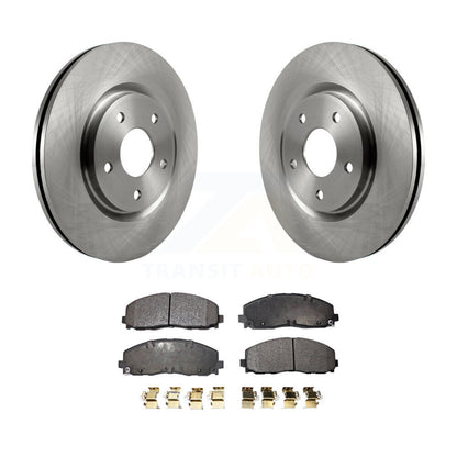 Brake Rotors Ceramic Pad Front Kit For Dodge Grand Caravan Journey Chrysler Town