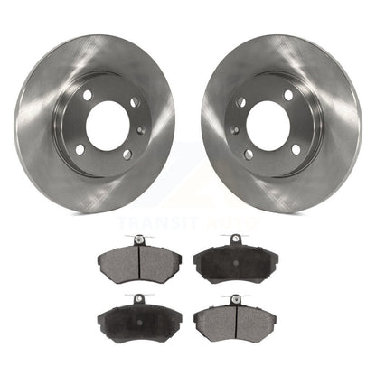 Disc Brake Rotors And Ceramic Pads Front Kit For 1996 Volkswagen Golf 1.9L