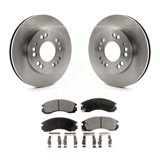 Disc Brake Rotors And Ceramic Pads Front Kit For Eagle Talon Plymouth Laser AWD