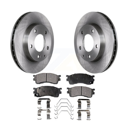 Disc Brake Rotors And Ceramic Pads Front Kit For Mazda Protege Protege5