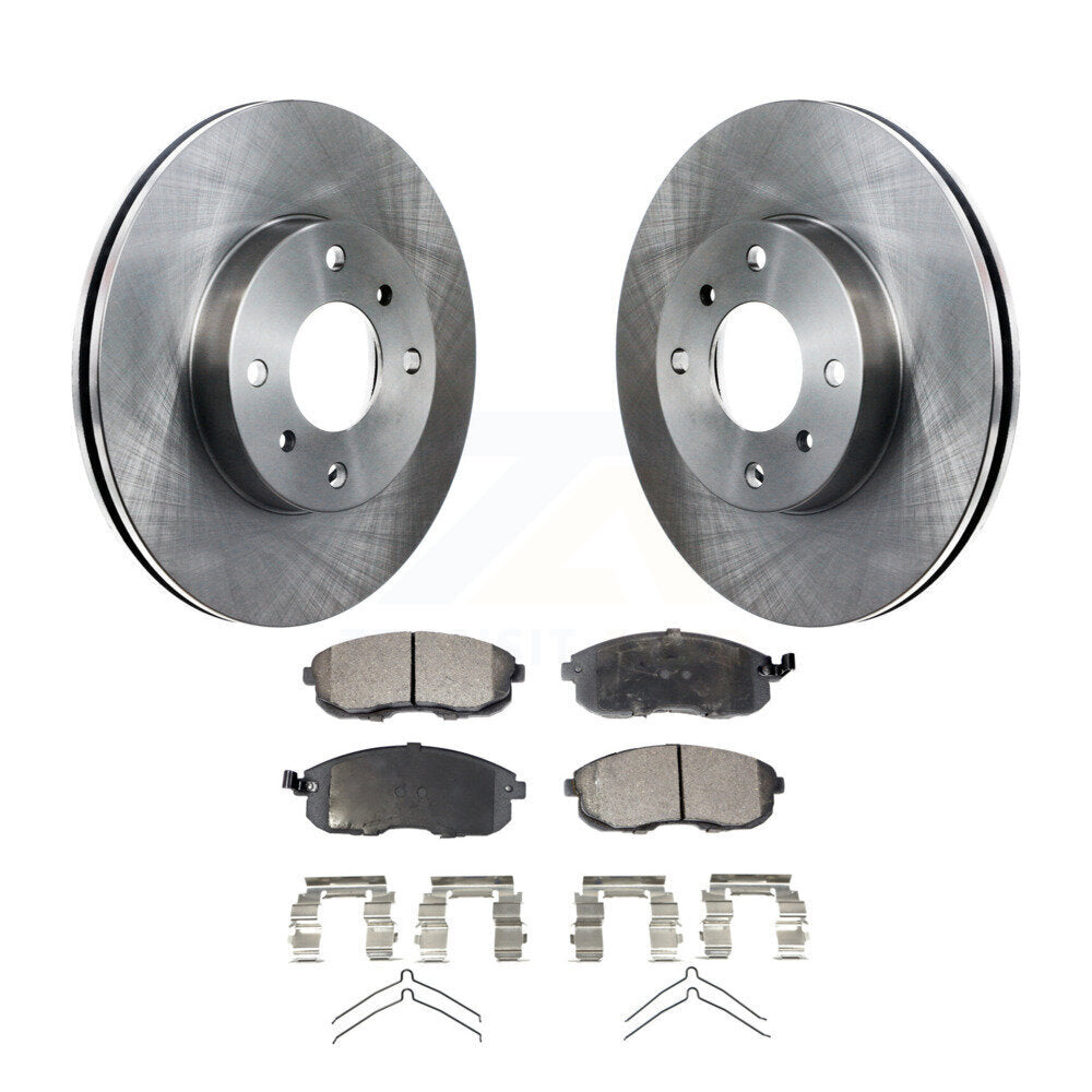 Disc Brake Rotor And Ceramic Pad Front Kit For Nissan Sentra Altima INFINITI G20