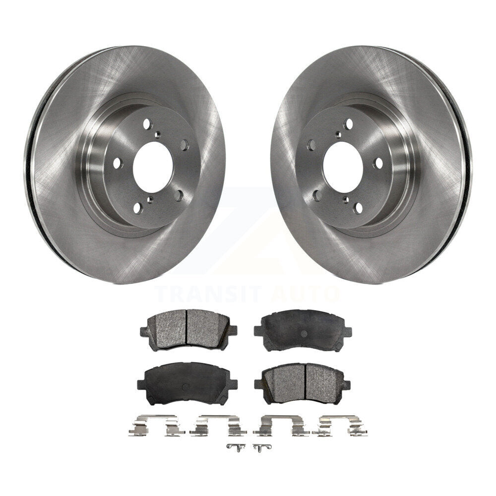 Brake Rotor And Ceramic Pad Front Kit For Subaru Forester Legacy Impreza Outback