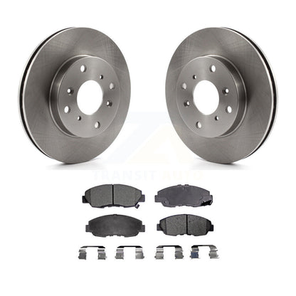 Brake Rotor And Ceramic Pad Front Kit For 1998-2002 Honda Accord Sedan with 2.3L