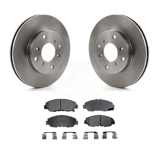Brake Rotor And Ceramic Pad Front Kit For 1998-2002 Honda Accord Sedan with 2.3L
