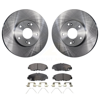 Disc Brake Rotors And Ceramic Pads Front Kit For 2014-2015 Honda Civic Touring
