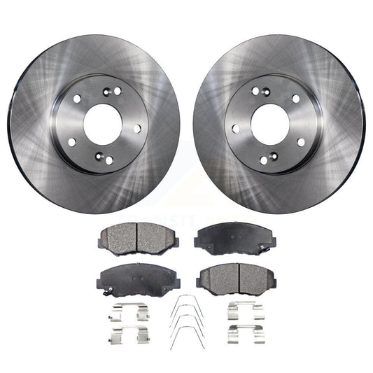 Brake Rotor & Ceramic Pad Front Kit For Honda Accord Civic Fit Element Acura ILX