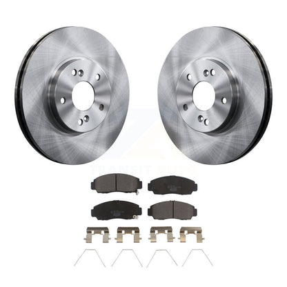 Disc Brake Rotors And Ceramic Pads Front Kit For Honda Accord Acura TSX