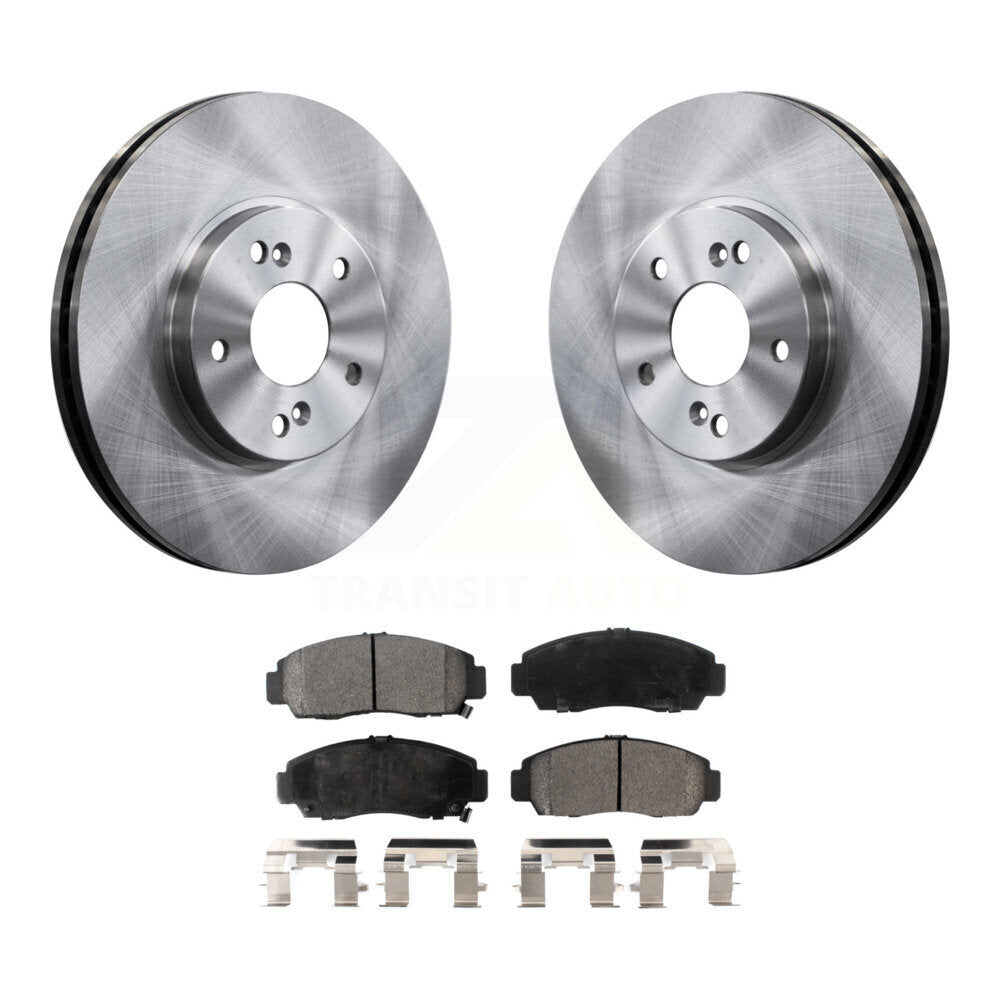 Disc Brake Rotors And Ceramic Pads Front Kit For Honda Accord Acura TSX TL CL