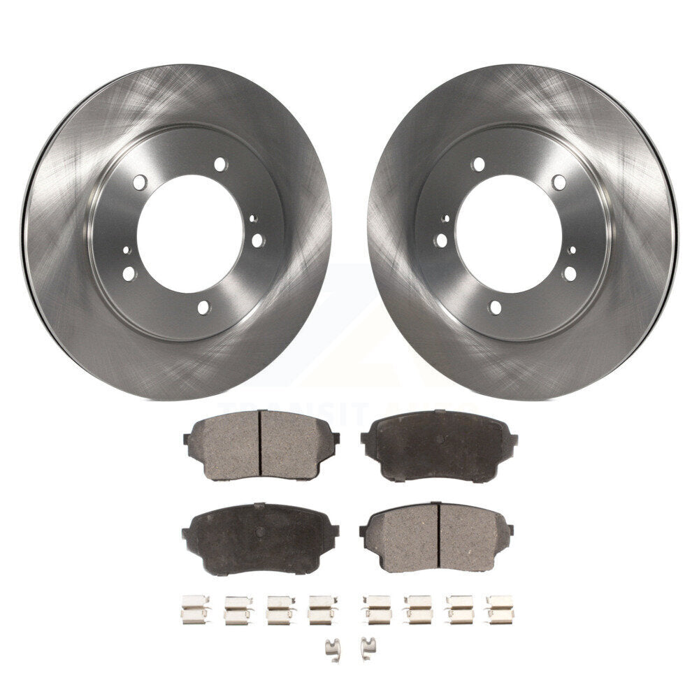 Disc Brake Rotors And Ceramic Pads Front Kit For Suzuki XL-7 Grand Vitara