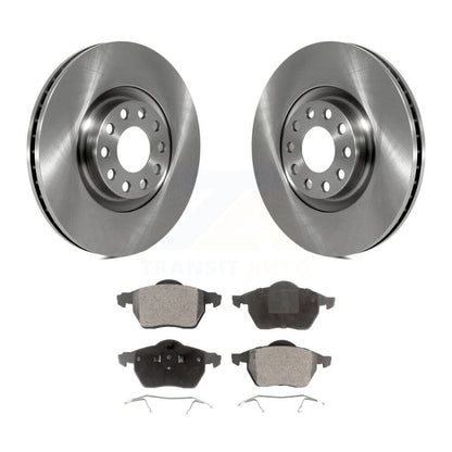 Disc Brake Rotors And Ceramic Pads Front Kit For Audi A6 Quattro S4
