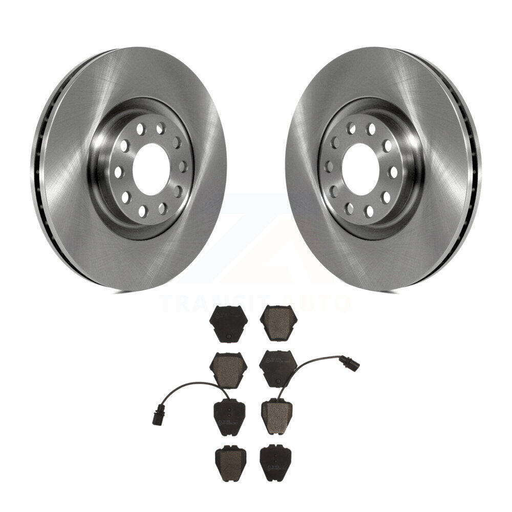 Disc Brake Rotors And Ceramic Pads Front Kit For Audi A4 Quattro S4 A6 S6