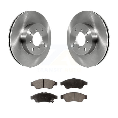 Disc Brake Rotors And Ceramic Pads Front Kit For 2006-2007 Suzuki Aerio