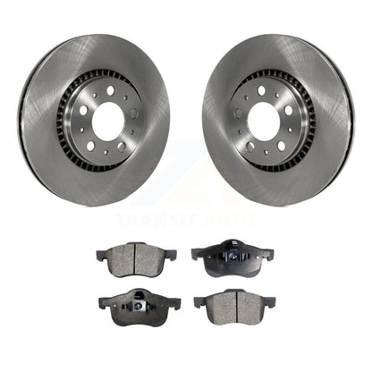 Disc Brake Rotors And Ceramic Pads Front Kit For Volvo S60 XC70 V70 S80