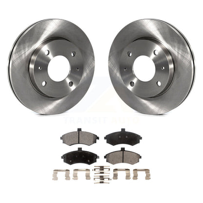 Disc Brake Rotors And Ceramic Pads Front Kit For Hyundai Elantra