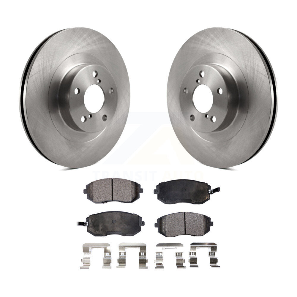 Brake Rotor And Ceramic Pad Front Kit For Subaru Forester Impreza Outback Legacy