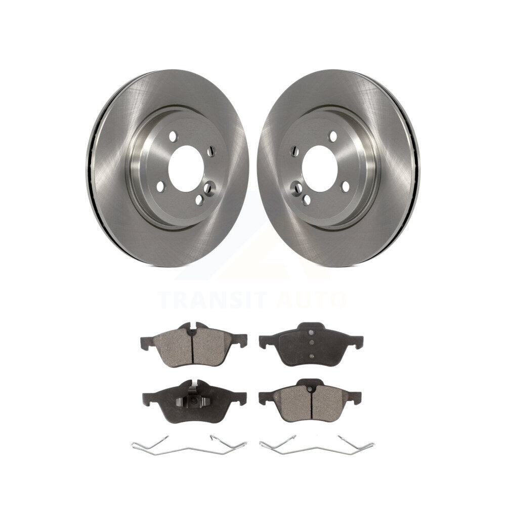 Disc Brake Rotors And Ceramic Pads Front Kit For Mini Cooper