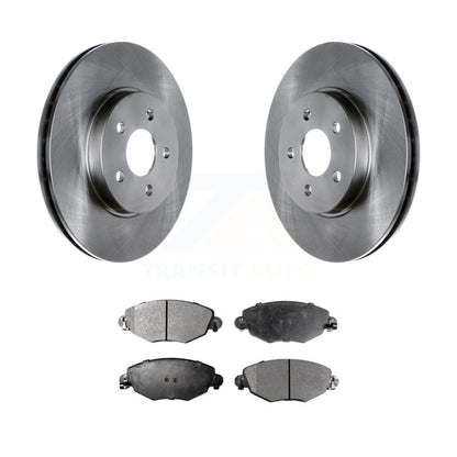 Disc Brake Rotors And Ceramic Pads Front Kit For 2002-2008 Jaguar X-Type