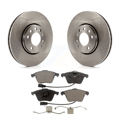 Brake Rotors Ceramic Pad Front Kit For Saab 9-3X With 302mm Diameter Rotor
