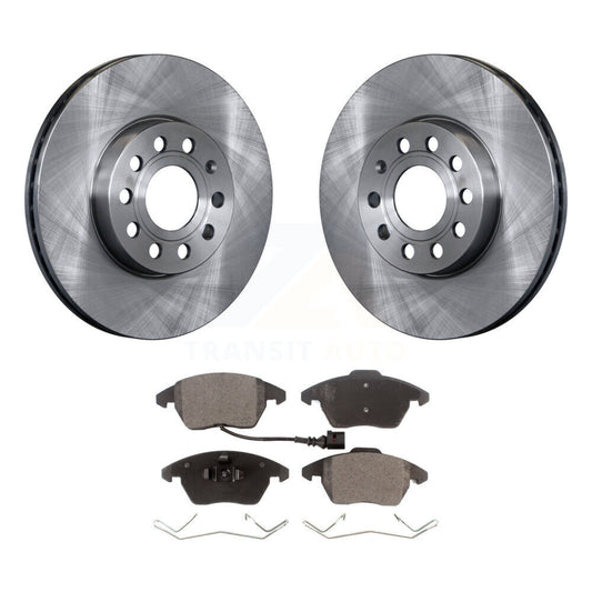 Brake Rotor & Ceramic Pad Front Kit For Volkswagen Jetta Golf Beetle Rabbit Audi